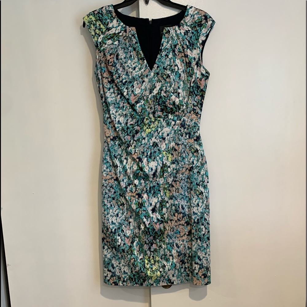 Adrianna Papell Multicolor Floral Dress